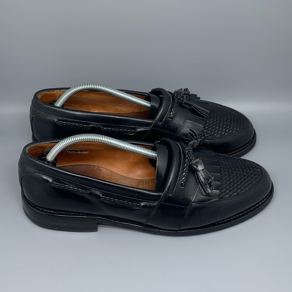 Allen Edmonds‎ Black Leather Cody Tassel Loafers Men's Sz 10
